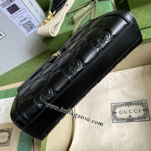 gucci專櫃新款原廠皮鏈條女包 古馳matelassé皮革單肩包 jcp1894
